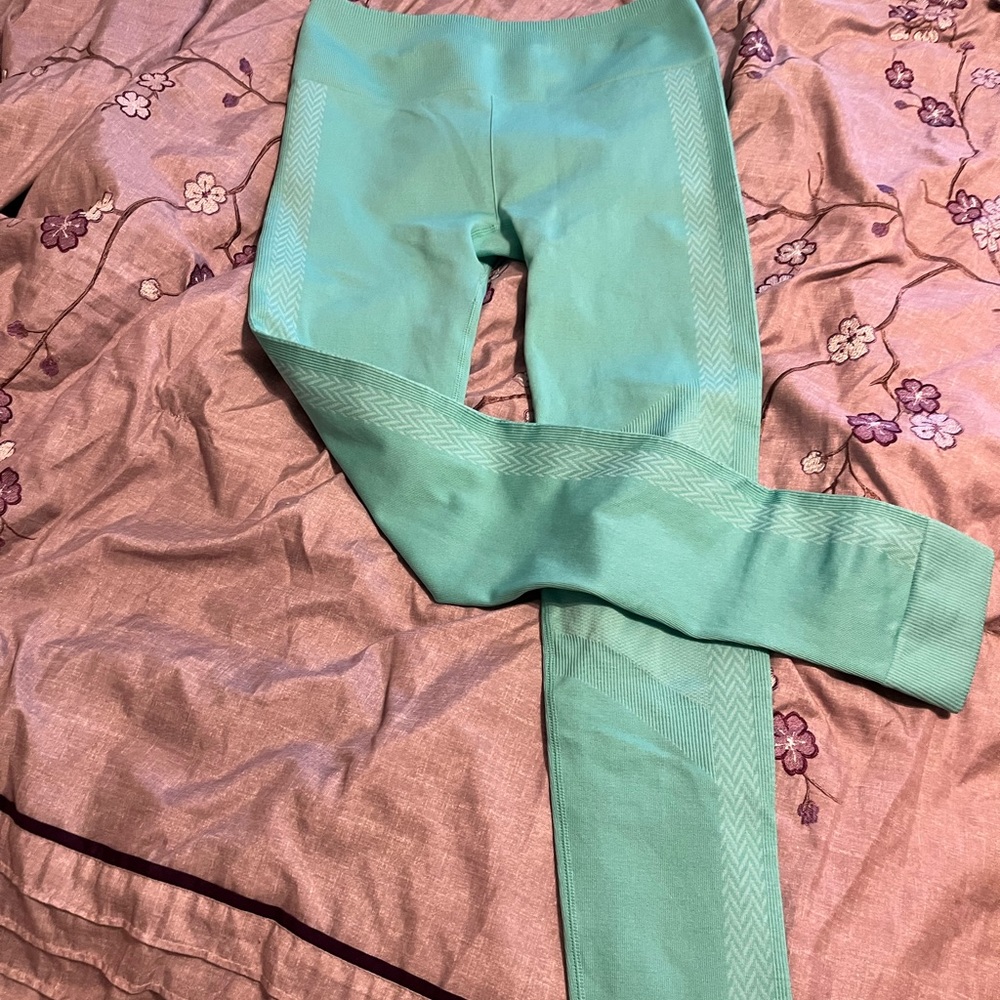 Fabletics women’s light green leggings!